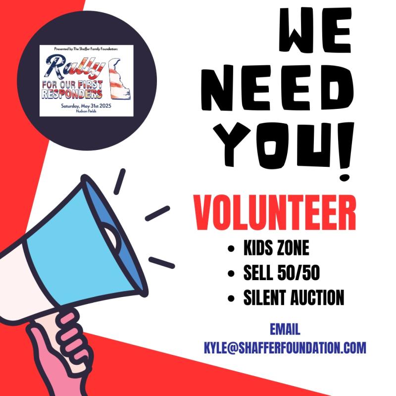 Volunteer, give back, donate, first responders